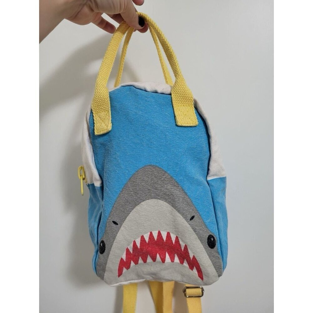 ⭐️ 2/$50 FLUF Kids Shark Zipper Lunch Bag With Inside Pocket School Lunch